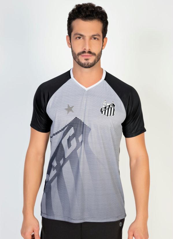Camiseta Santos Fc Shield Preta
