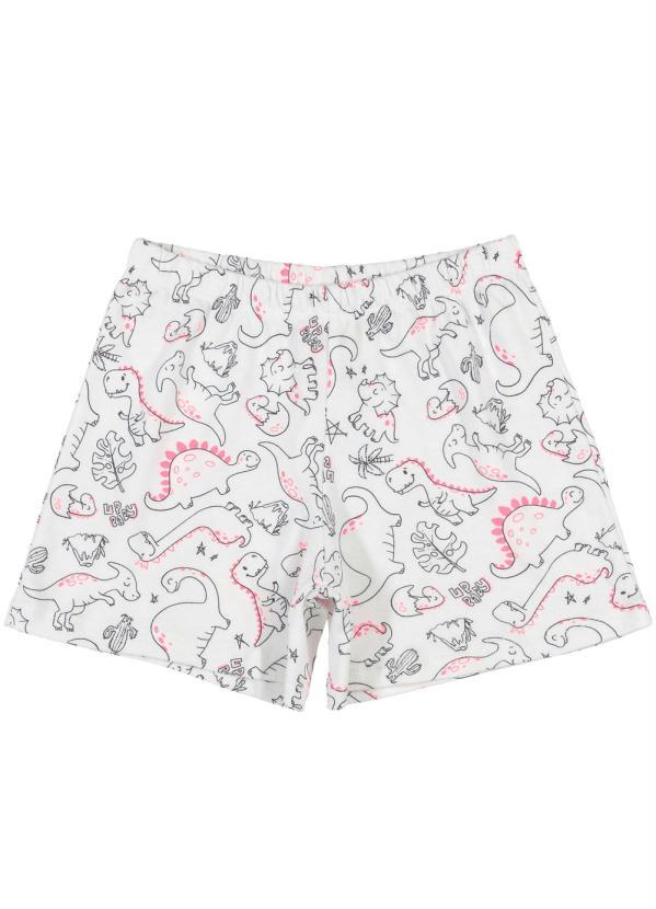

Pijama Infantil Menina Verão Branco