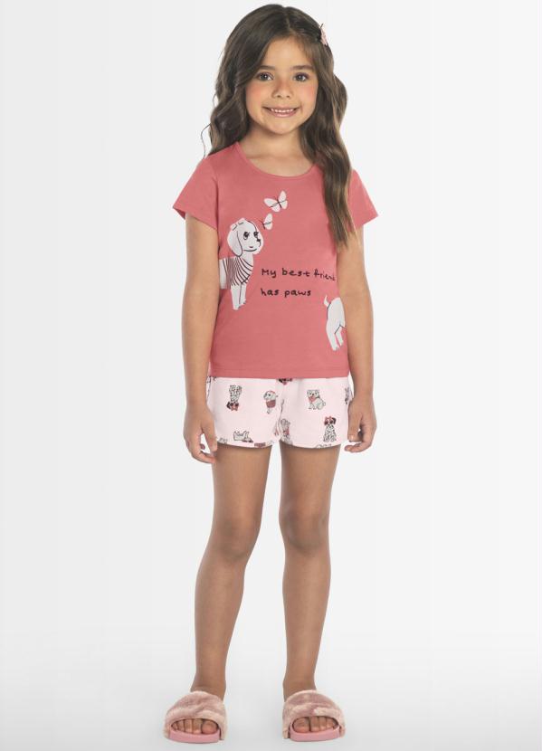 Pijama Infantil Rosa
