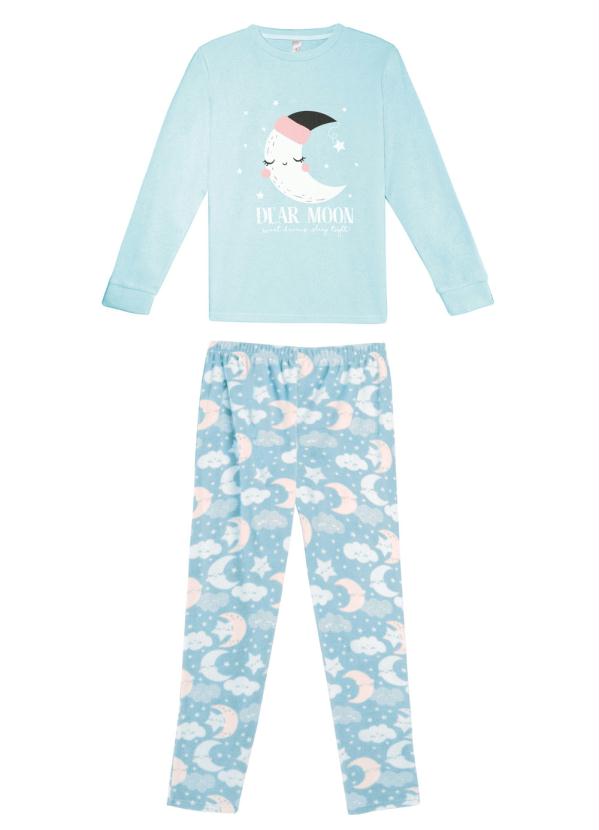 Pijama Azul Dear Moon Infantil