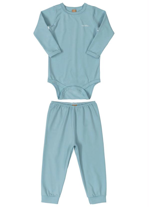Pijama Térmico para Bebê Azul