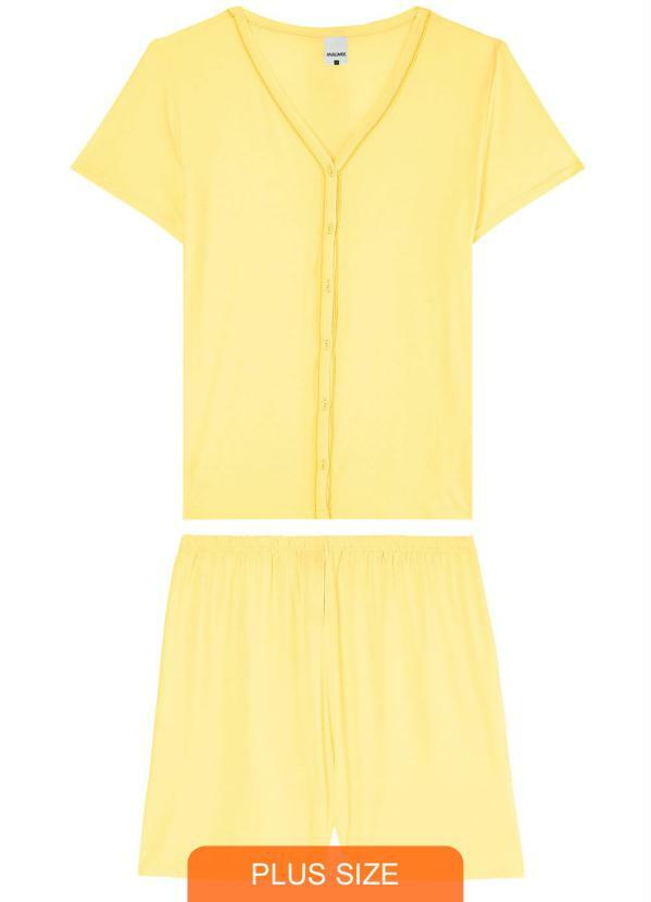 

Pijama Amarelo Claro Cromoterapia Plus