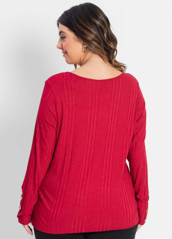 

Blusa Feminina Canelada Vermelho