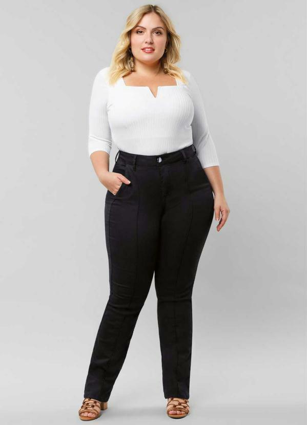 

Calça Sarja com Elastano Preto