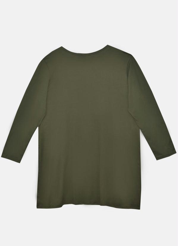 

Cardigan Militar, Verde