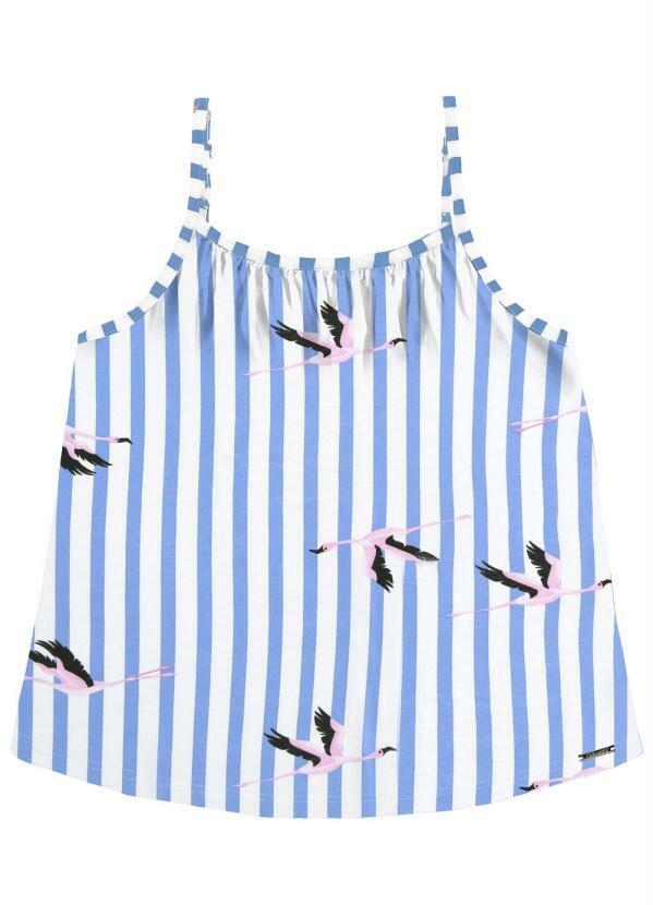 

Blusa Malha New Visco Satin Azul