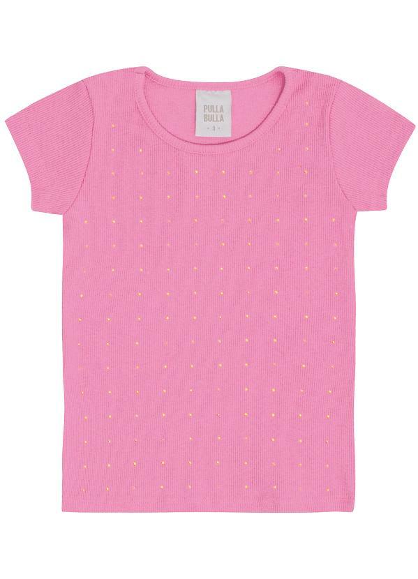 Blusa Ribana com Elastano Leve Pink
