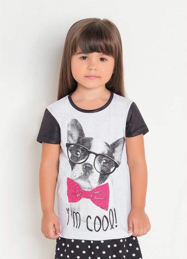 T-Shirt Infantil Estampa Dog Moda Evangélica