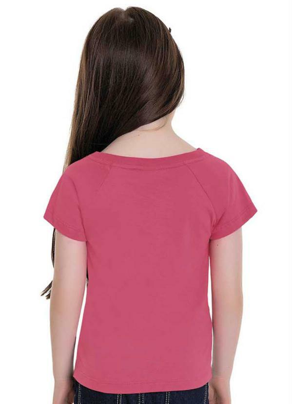 

T-Shirt Raglan Barbie Rosa