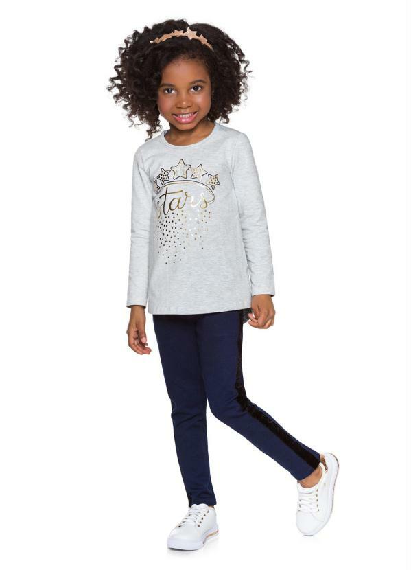 

Blusa Mescla, Cinza