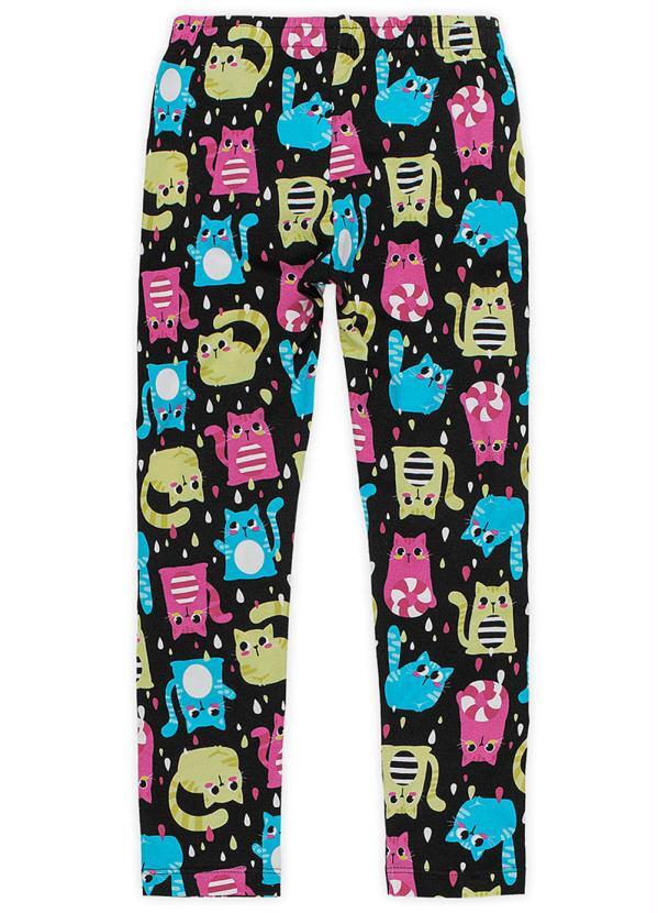 

Calça Legging Preta Menina, Preto