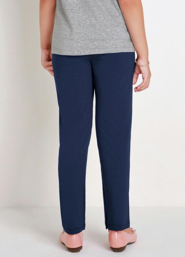 

Calça Infantil Marinho com Elástico na Cintura, Azul