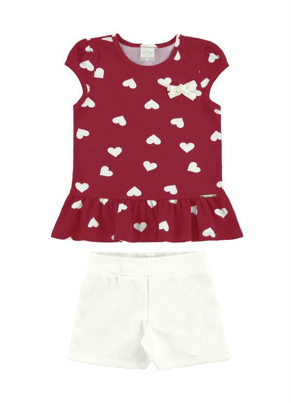 

Conjunto Malha Cotton Soft Vermelho