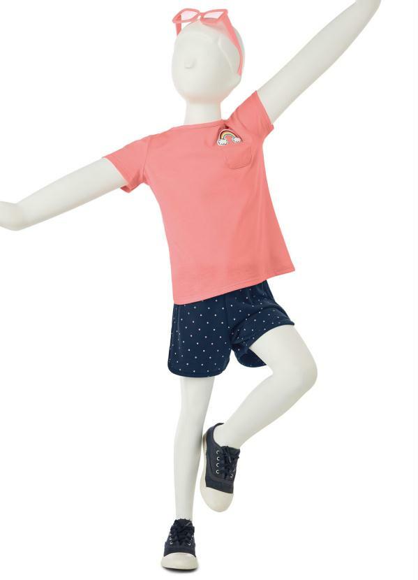 

Conjunto Rosa Porá em Moletinho Menina