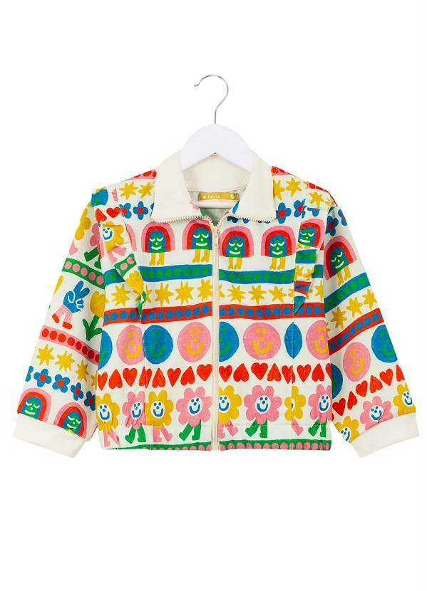 Casaco de Moletom Sorria Off White