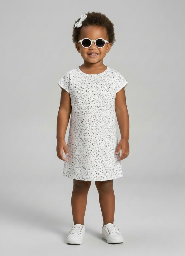 Vista 2 Vestido Branco Lilica Ripilica Lilica Ripilica