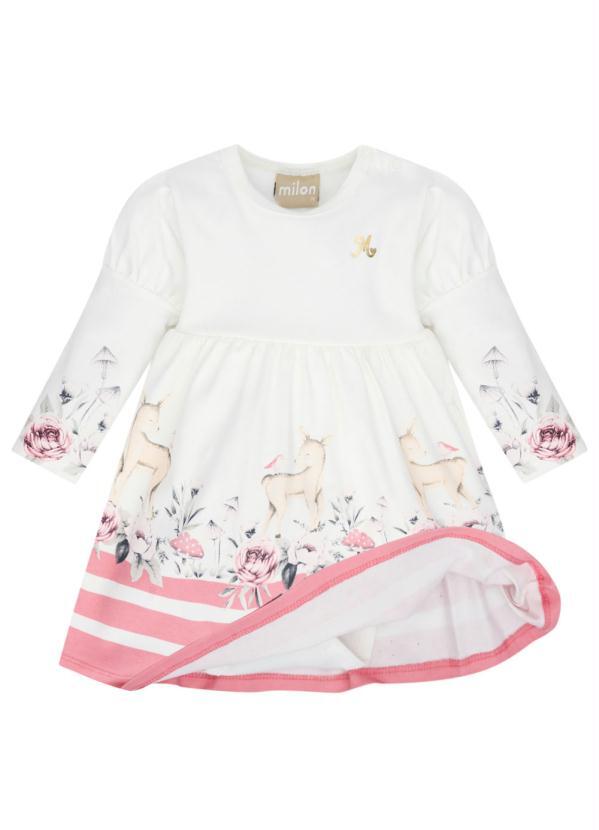 

Vestido Bebê Off White, Branco