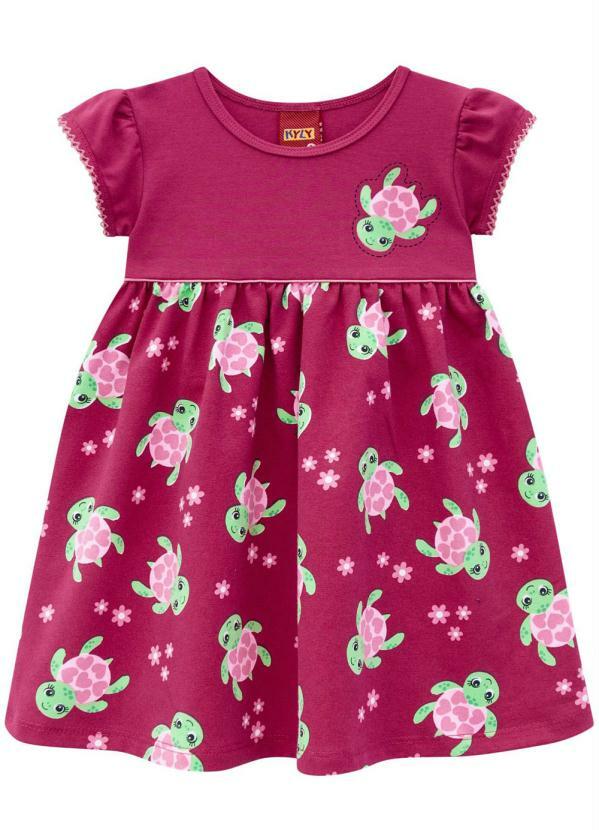 

Vestido Infantil Feminino Rosa