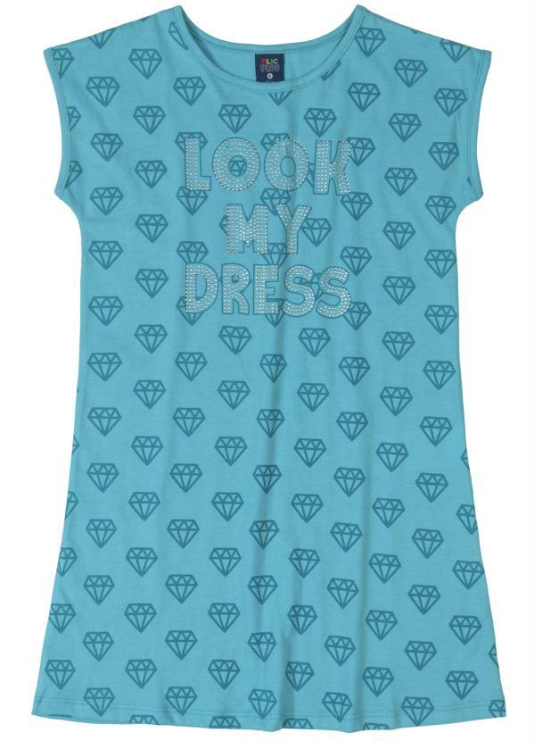 

Vestido Infantil Look My Dress Azul