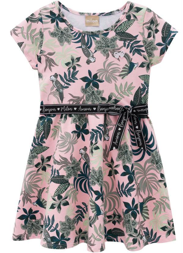 Vestido Infantil Rosa