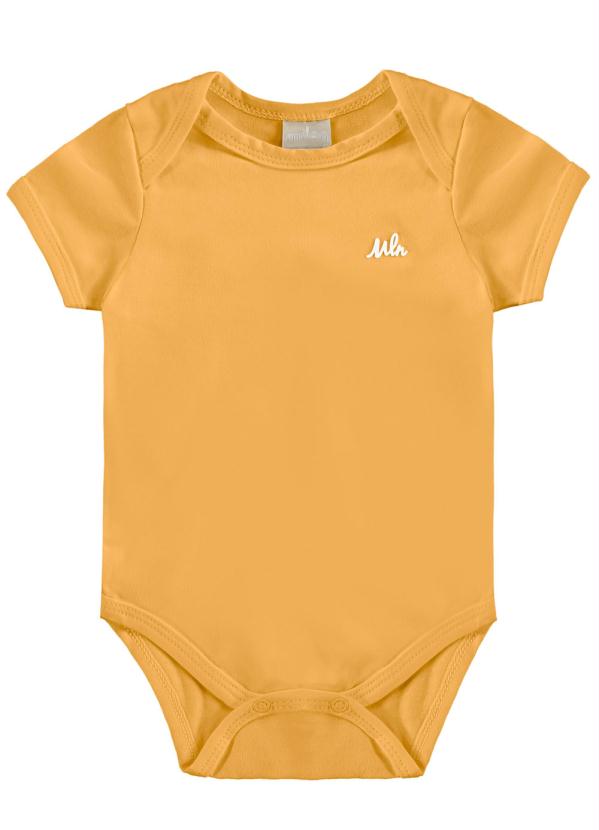 Body Bebê Masculino Amarelo