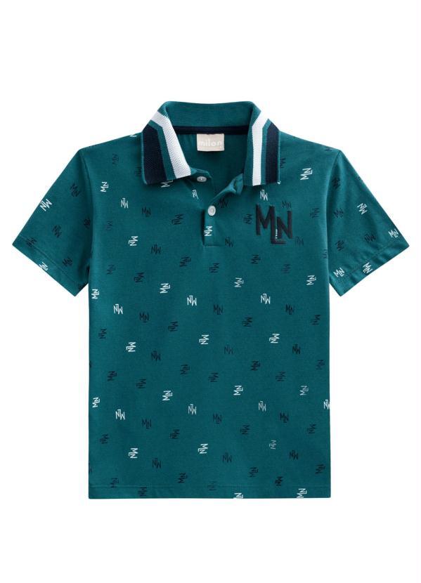 

Camisa Polo Infantil Masculina Verde