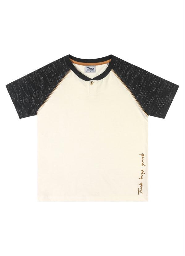 

Camiseta Infantil Masculina Bege