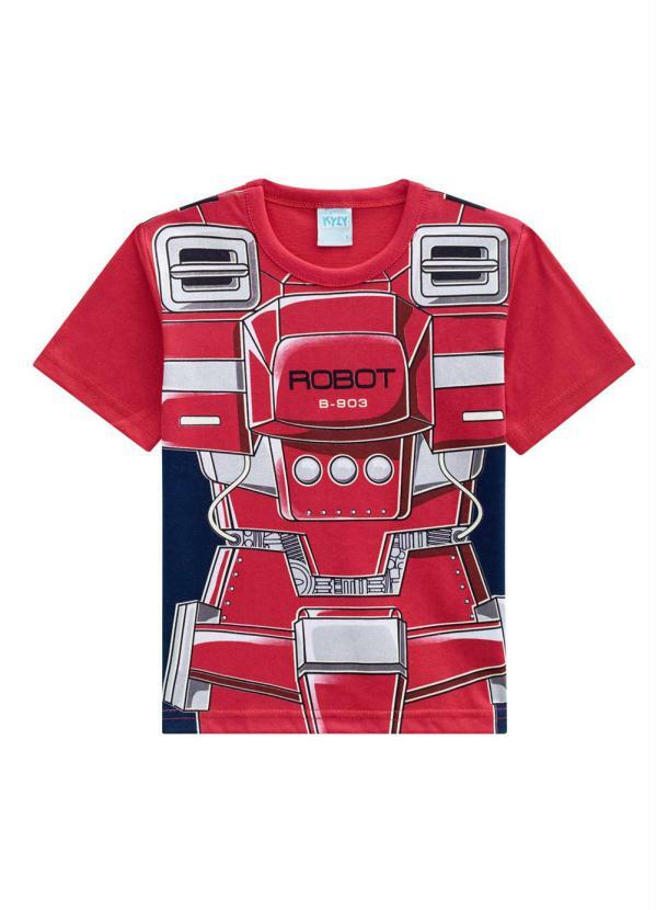 

Camiseta Pijama Infantil Masculina Vermelho