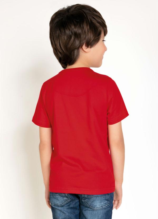 Camiseta Unissex Infantil Vermelha
