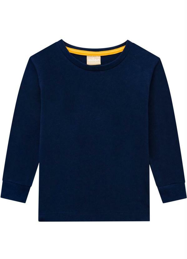 Camiseta Infantil Menino Marinho