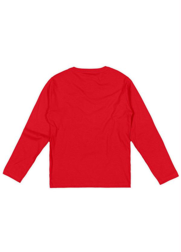 Camiseta Vermelho Menino