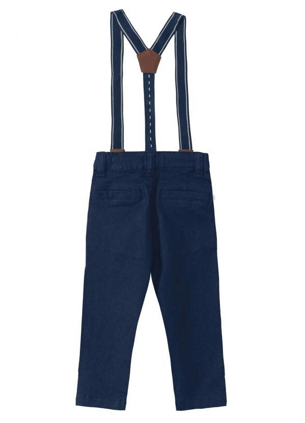 

Conjunto Azul Marinho com Suspensório Menino
