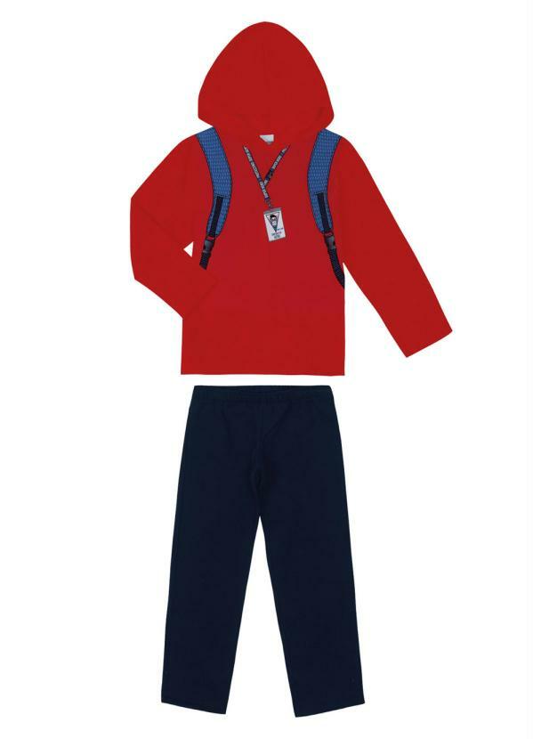 

Conjunto Infantil Vermelho