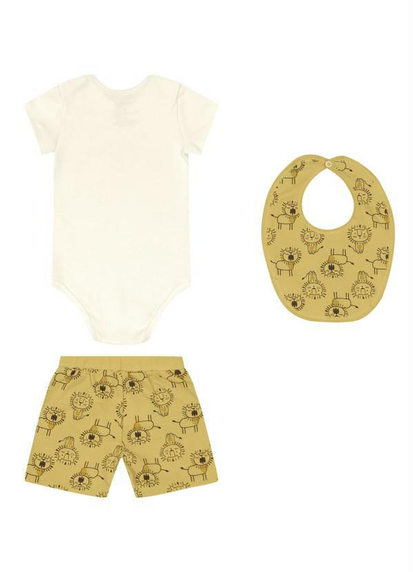 

Conjunto Infantil Masculino Baby Bege