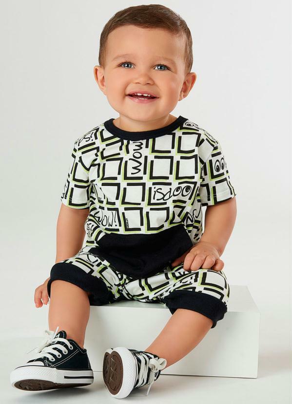 

Macacão Infantil Summer Time Branco