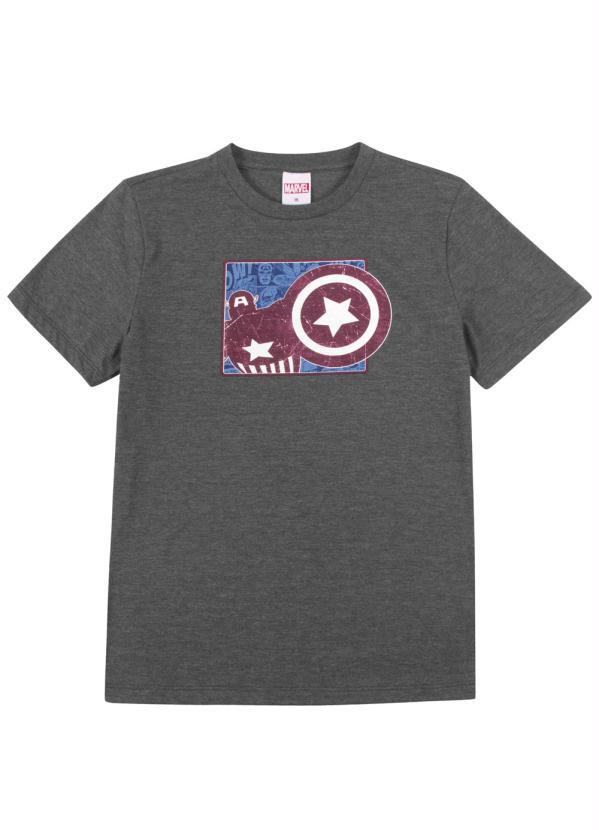 

Camiseta Juvenil Cinza