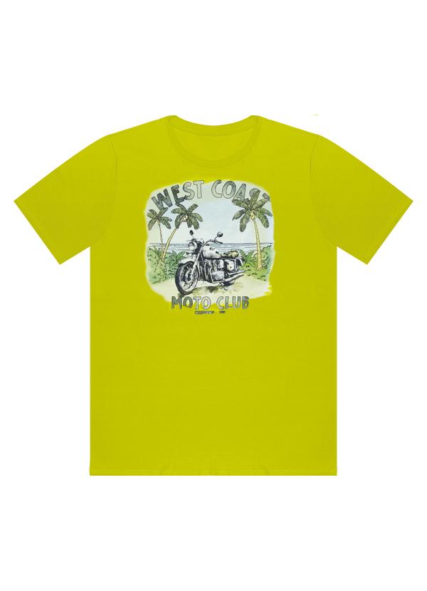 Camiseta Masculina Amarelo