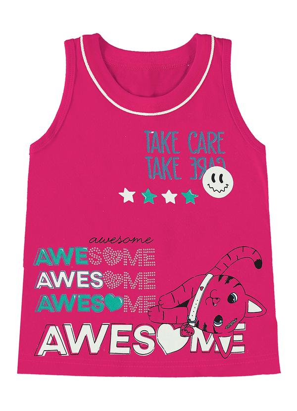 Regata Infantil Feminina Rosa