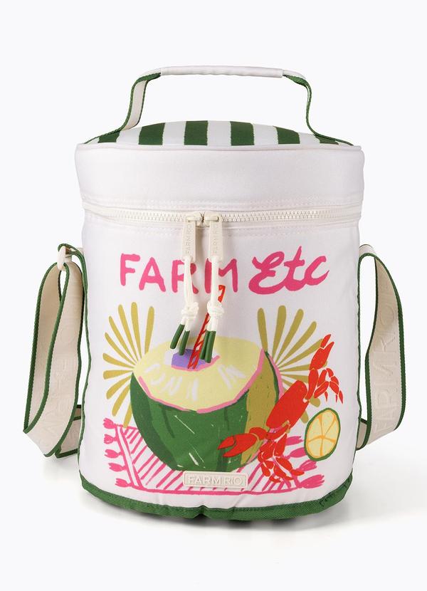 Cooler Farofa Lenço Comida de Praia Off White