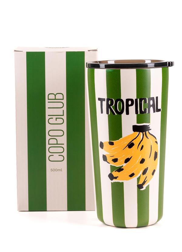 Copo Glub Banana Tropical 500 MlVerde