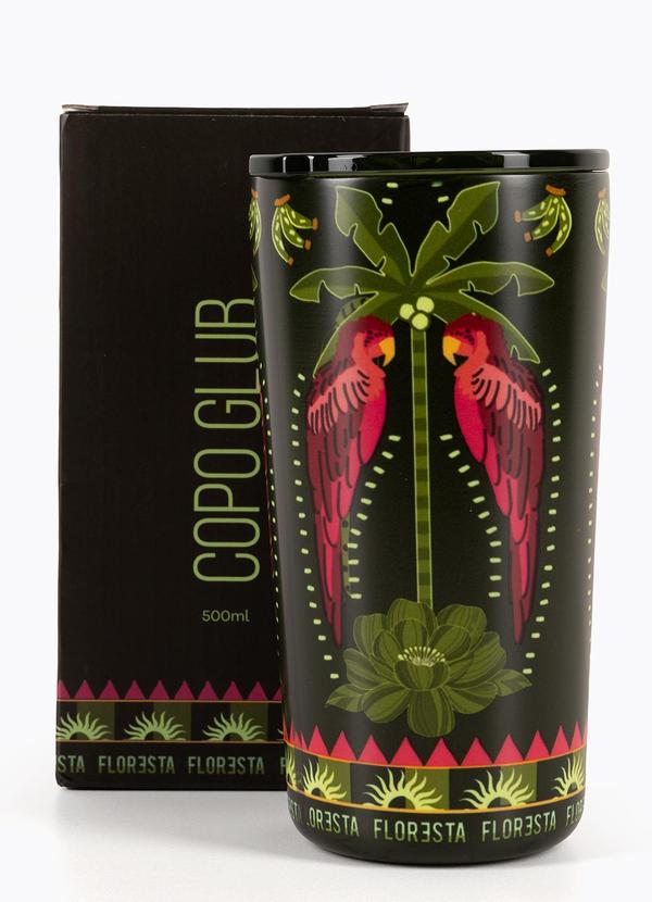 Copo Glub Janela da Mata 500 Ml Verde