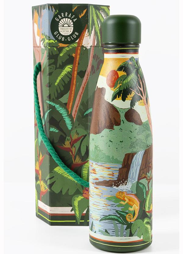 Garrafa Glub Glub 500 Ml Pedra da Gavea Marrom