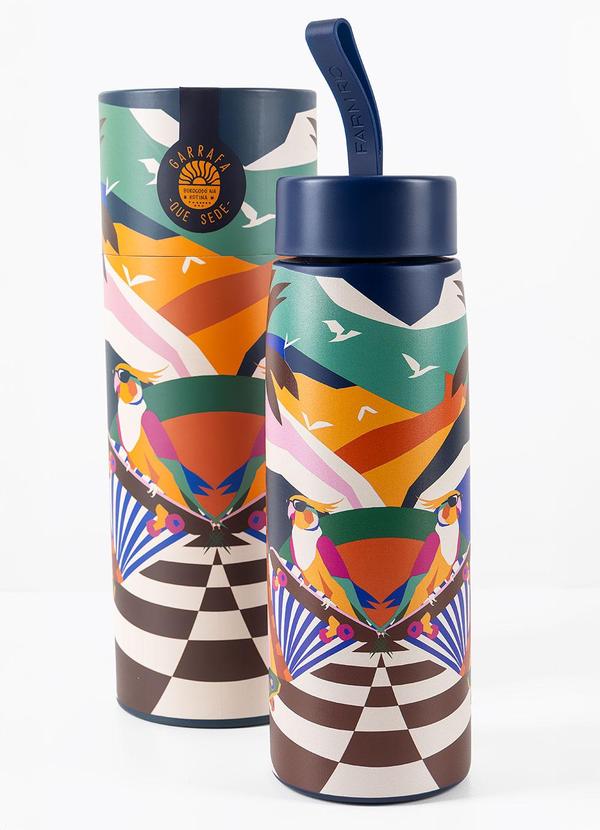 Garrafa que Sede 750ml Calopsita Skate Off White