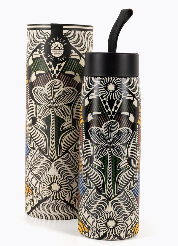 Garrafa que Sede 750ml Coqueiro Preto
