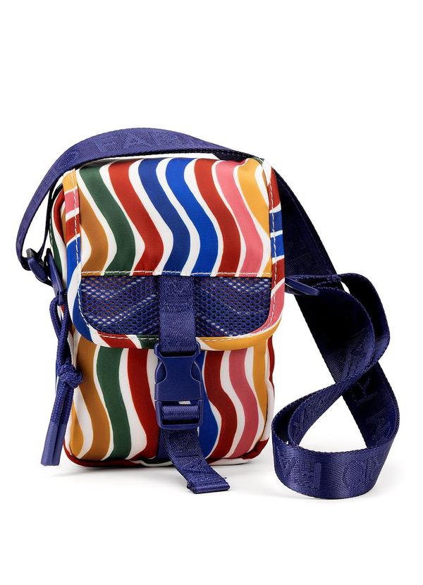 Bolsa Fervo Dança de Listras Azul