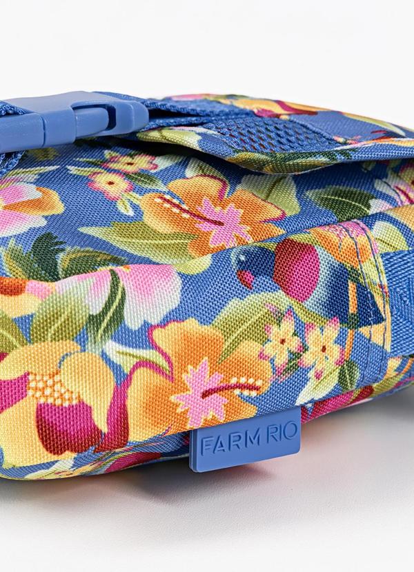 Bolsa Fervo Floral Havaiano Azul