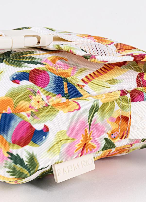 Bolsa Fervo Floral Havaiano Off White