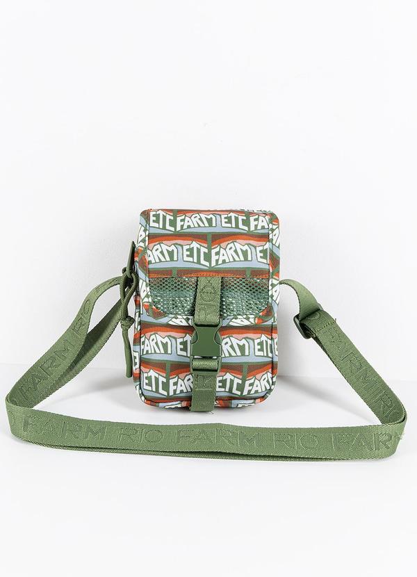 Bolsa Fervo Trilha Tipográfico Verde