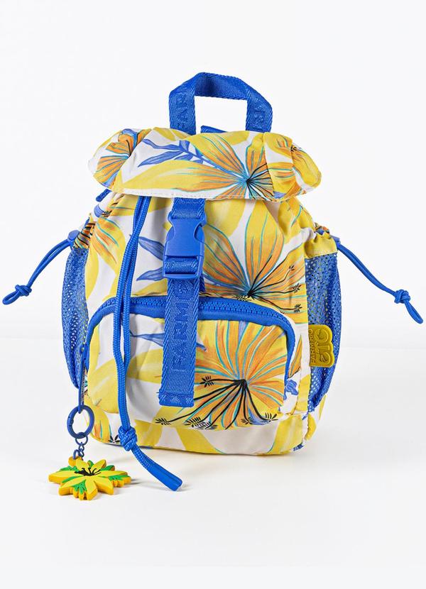 Bolsa Pipoquinha Floral Sara Amarelo