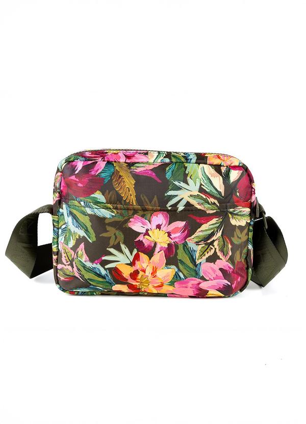 Bolsa Ziriguidum Painted Flowers Verde